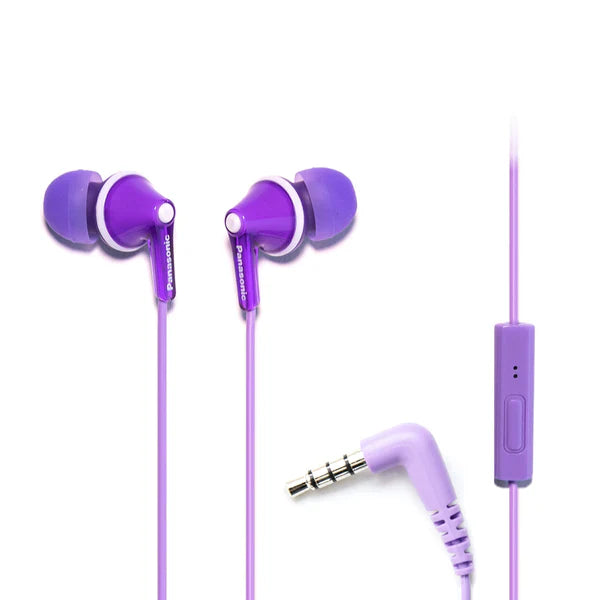 ErgoFit In-Ear Earbud Headphones with Microphone