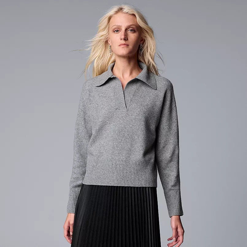 Women's Simply Vera Vera Wang Luxe Cashmere Blend Pullover