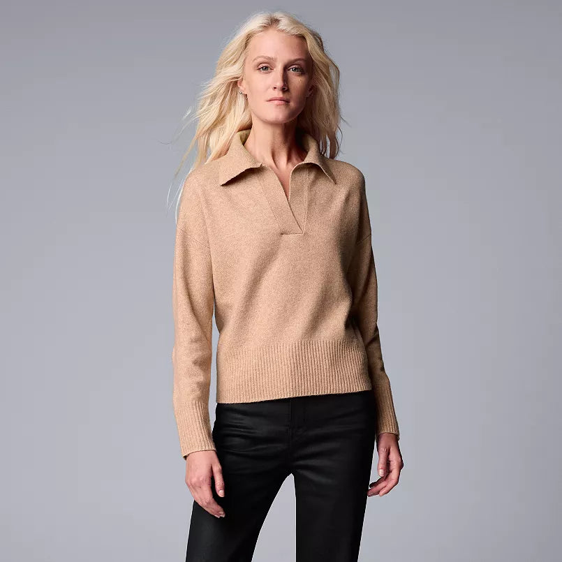 Women's Simply Vera Vera Wang Luxe Cashmere Blend Pullover