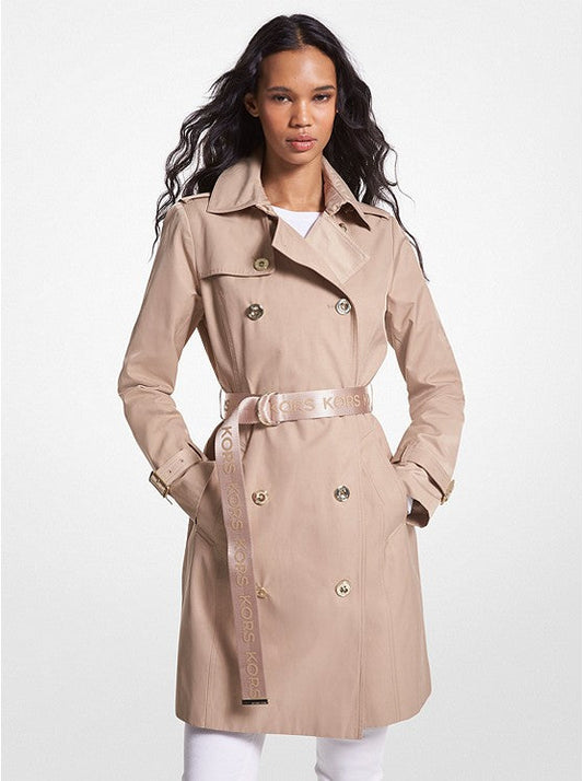 Cotton Blend Trench Coat