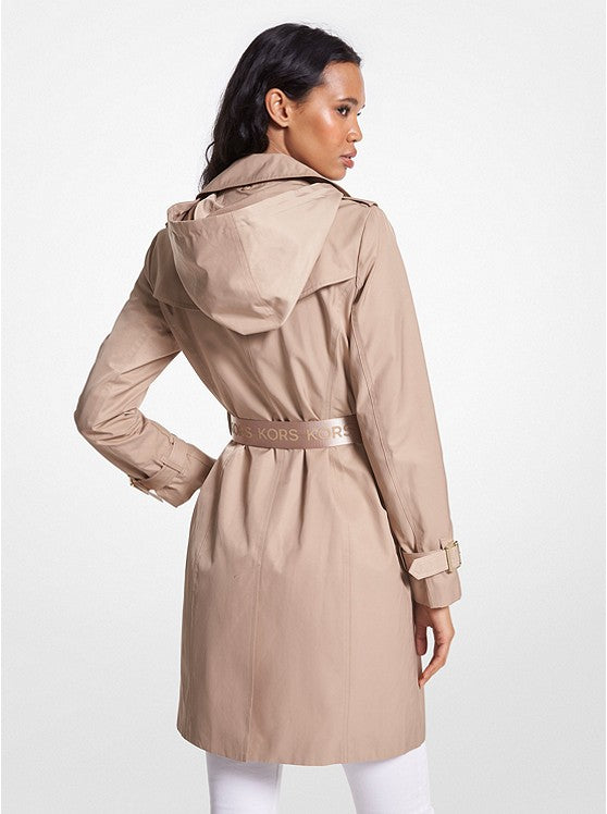 Cotton Blend Trench Coat