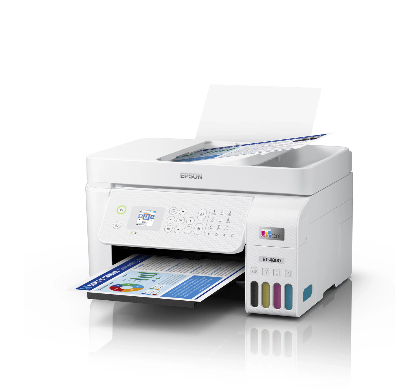 Epson EcoTank ET-4800 Wireless All-in-One Cartridge-Free Supertank Printer