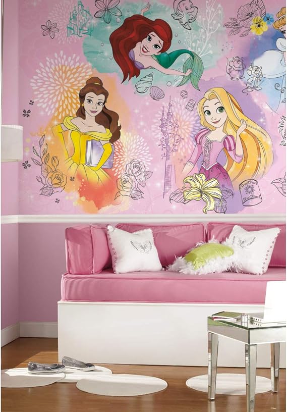 RoomMates RMK11414M Disney Princess Peel and Stick Wall Mural - 10.5 ft. x 6 ft.