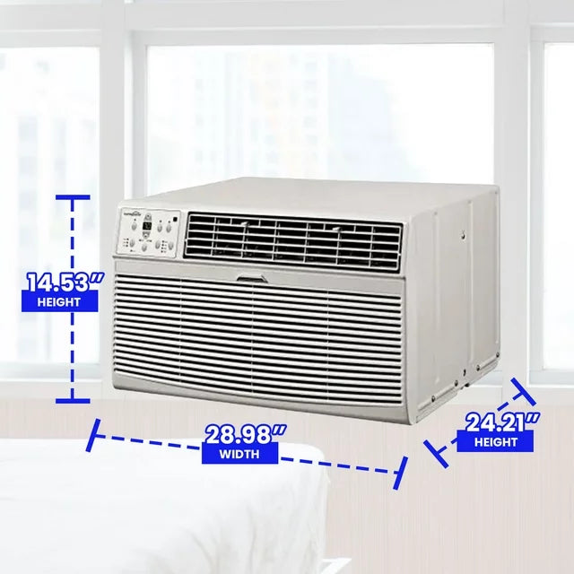 HomePointe 8000 BTU Through the Wall Air Conditioner with Remote Control