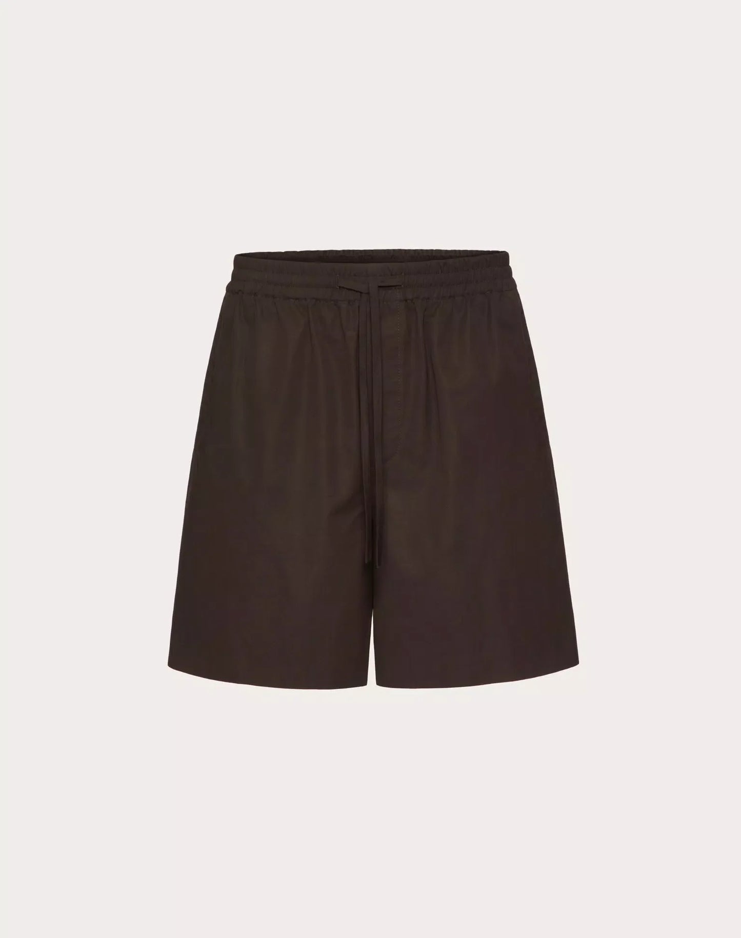 COTTON POPELINE BERMUDA SHORTS