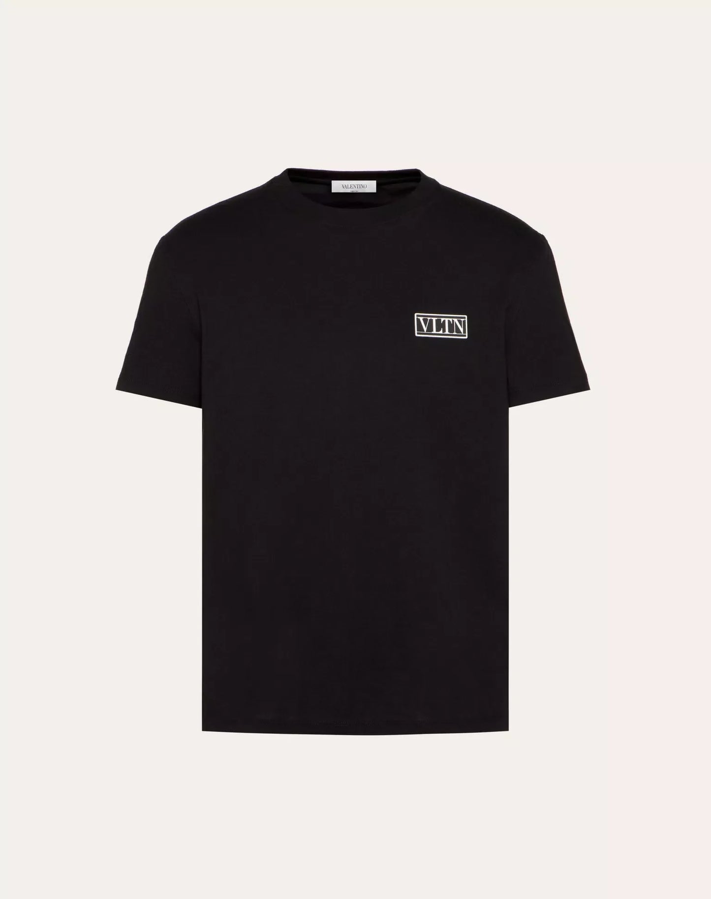 COTTON T-SHIRT WITH VLTN TAG