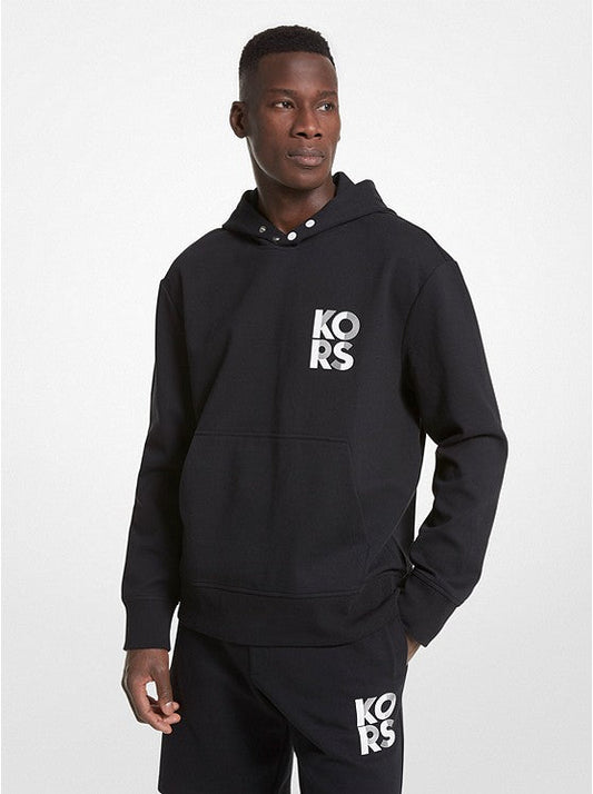 Logo Cotton Blend Hoodie