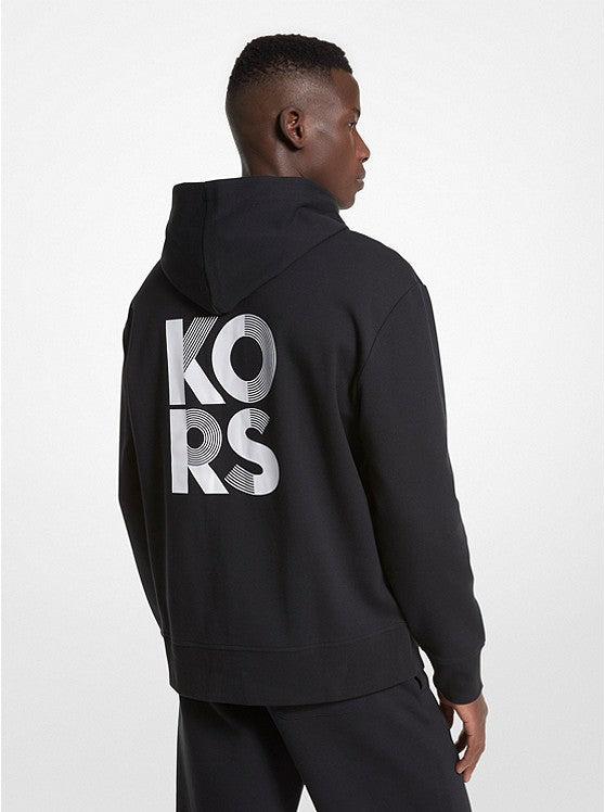 Logo Cotton Blend Hoodie