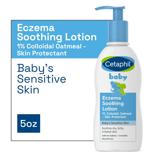 Cetaphil Baby Eczema Soothing Lotion with Colloidal Oatmeal for Dry, Itchy and Irritated Skin, 5 oz