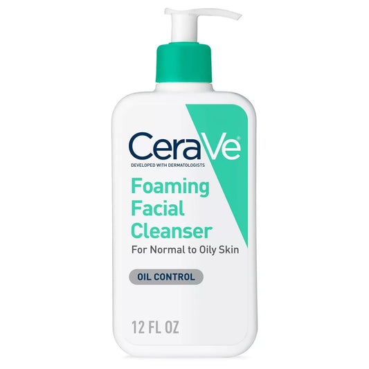 CeraVe Foaming Face Wash, Facial Cleanser for Normal to Oily Skin