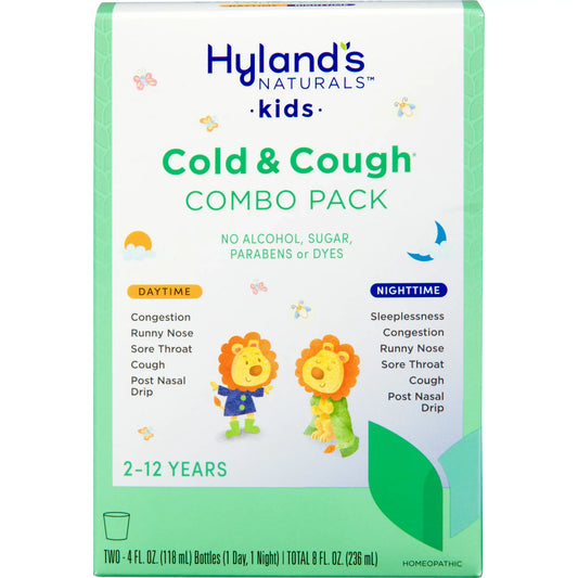 Hyland's Naturals Kids Cold & Cough Day and Night Value Pack, 8 Fluid Ounces