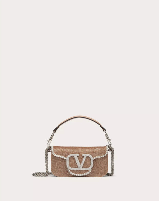 LOCÒ EMBROIDERED SMALL SHOULDER BAG