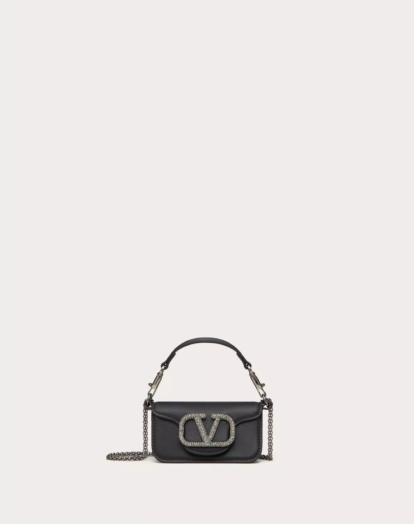 LOCÒ MICRO BAG WITH CHAIN AND JEWEL LOGO