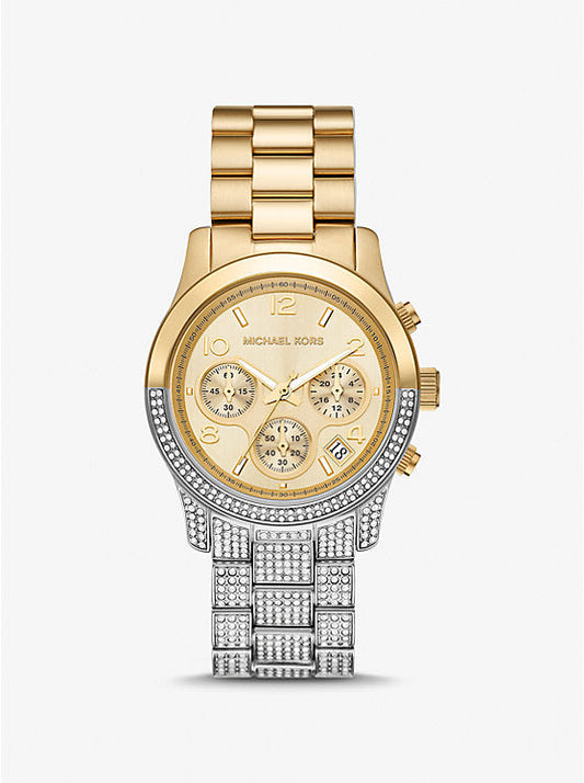 Runway Pavé Two-Tone Watch