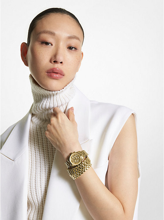 Limited-Edition Runway 18K Gold-Plated Stainless Steel Wrap Watch