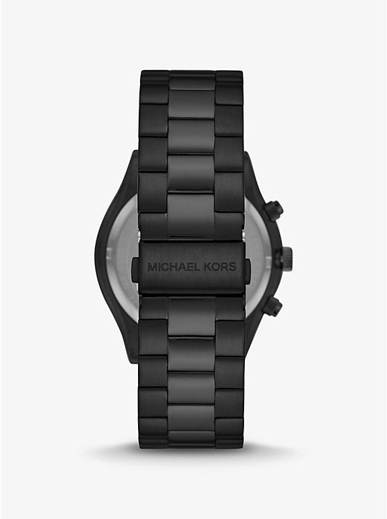 Oversized Slim Runway Black-Tone Watch