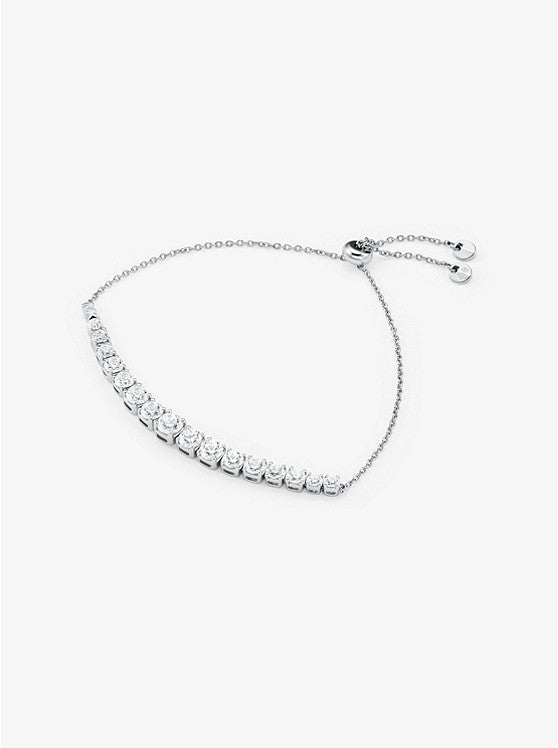 Sterling Silver Tennis Slider Bracelet