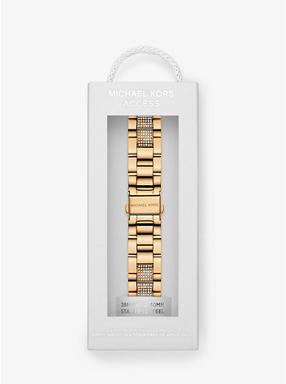 Pavé Gold-Tone Strap For Apple Watch®