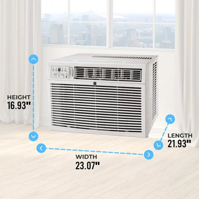 HomePointe 18,000 BTU Window Air Conditioner with Ionizer & Remote Control