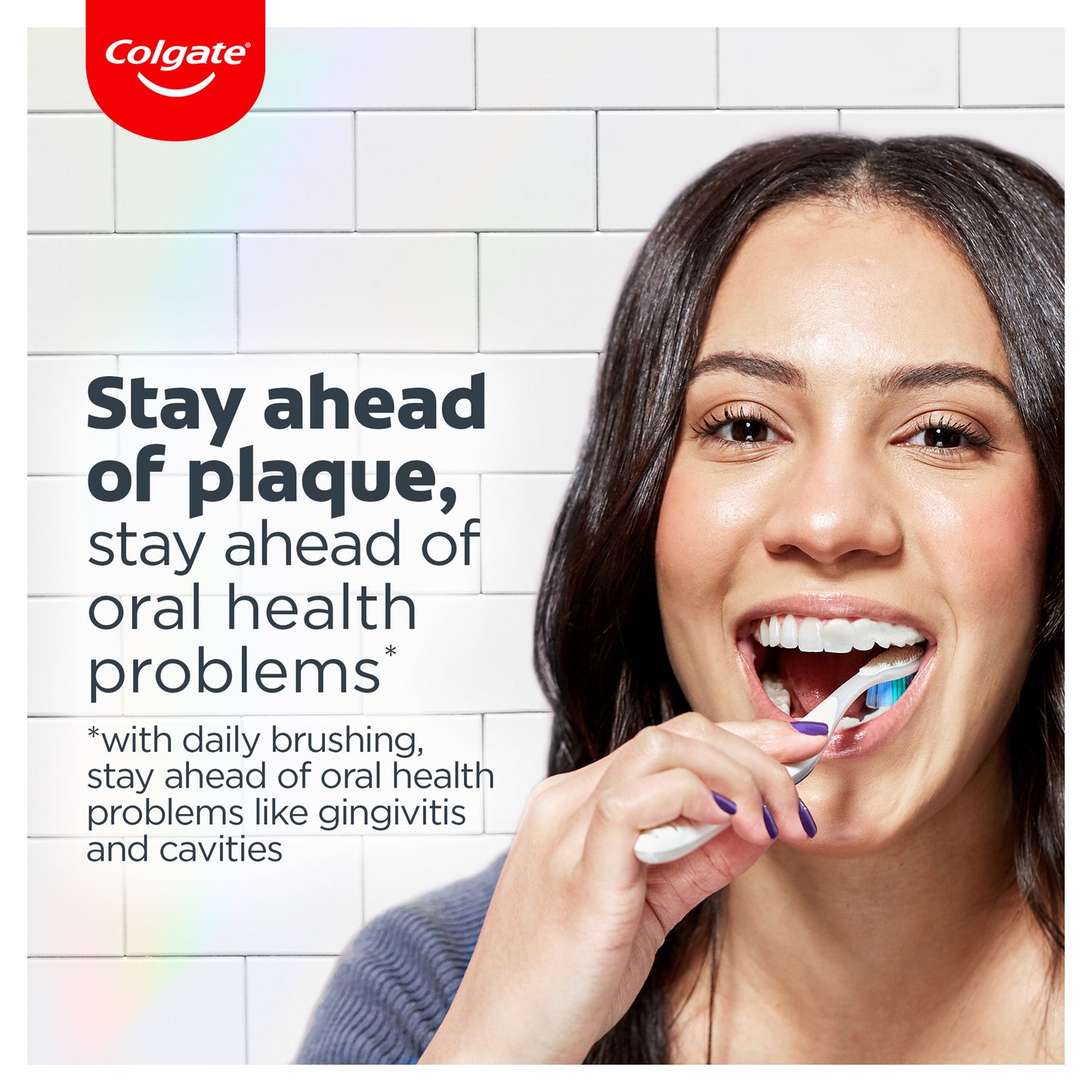 Pasta de dente branqueadora Colgate Total Plaque Pro Release, tubo de 3 onças