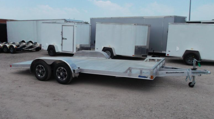 2023 ALCOM 20ft Mission 7K Car Hauler / ALL Aluminum / Mag Wheels / Removable Fenders / 6ft Aluminum Ramps