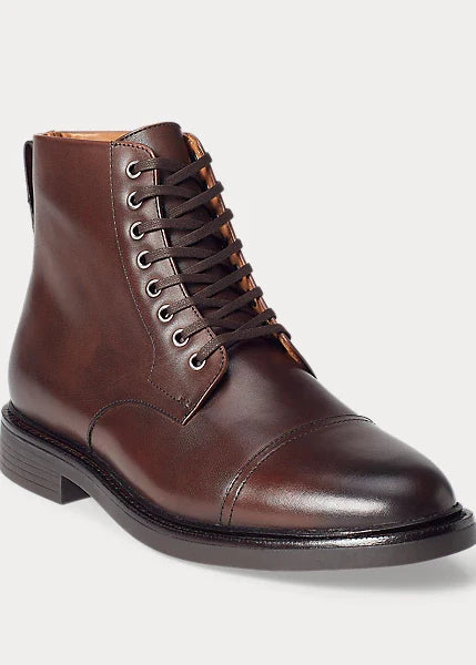 Asher Leather Cap-Toe Boot