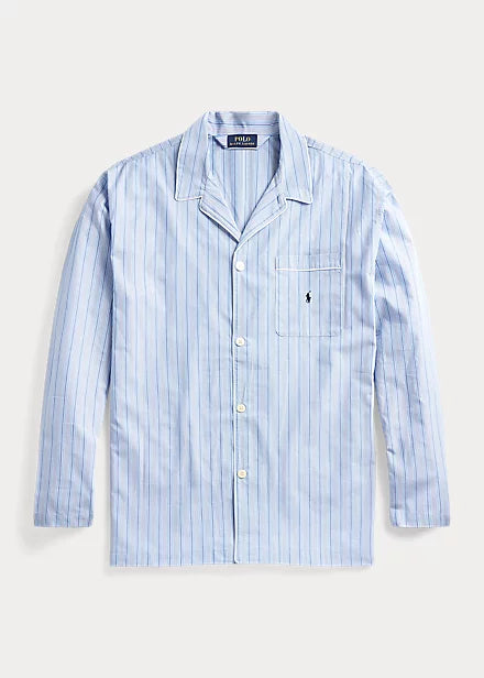 Striped Cotton Pajama Shirt