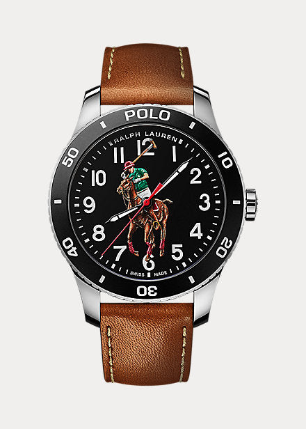 Polo Watch Black Dial