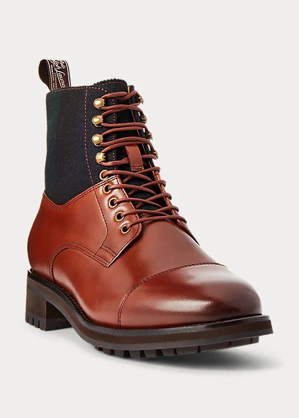 Bryson Leather & Wool Cap-Toe Boot