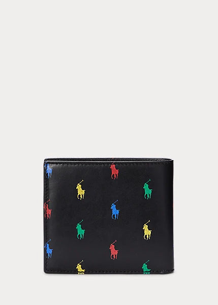 Allover Pony Leather Billfold Wallet