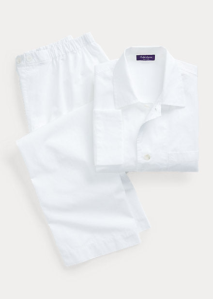 Cotton Poplin Pajama Set