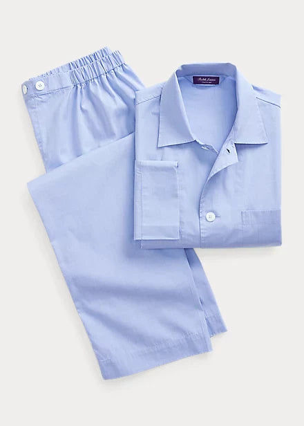 Cotton End-on-End Pajama Set