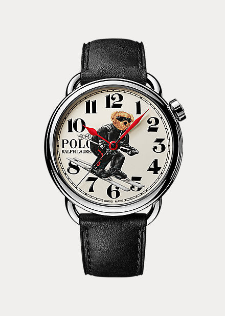 Ski Polo Bear 42 MM Steel Watch