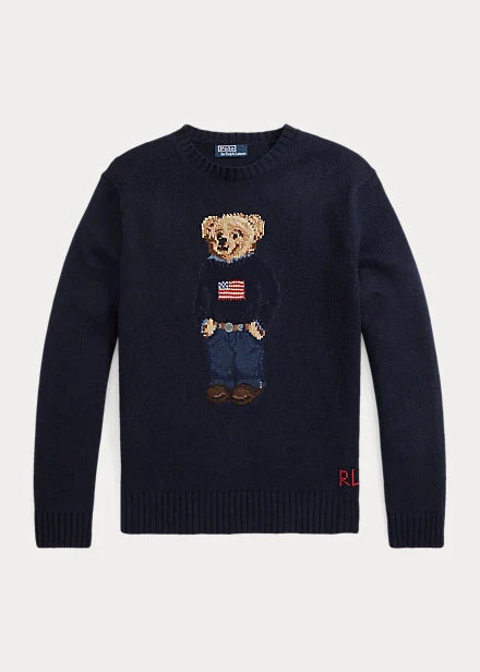 Polo Bear Cotton-Linen Sweater