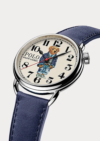 Cricket Polo Bear 42 MM Steel Watch