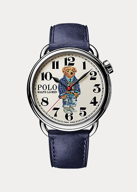 Cricket Polo Bear 42 MM Steel Watch