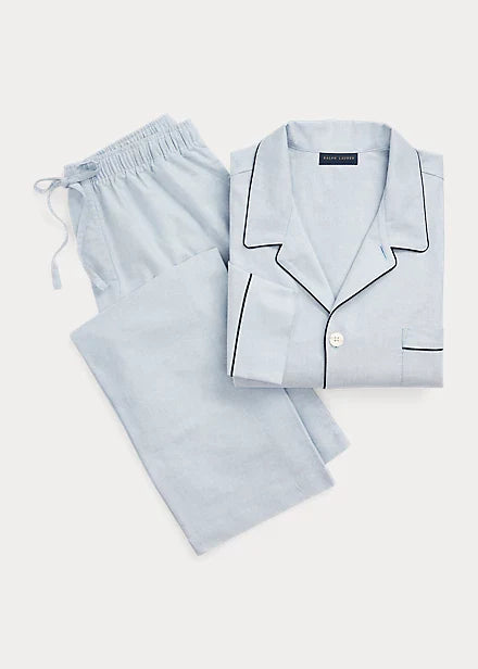 Organic Cotton Oxford Pajama Set