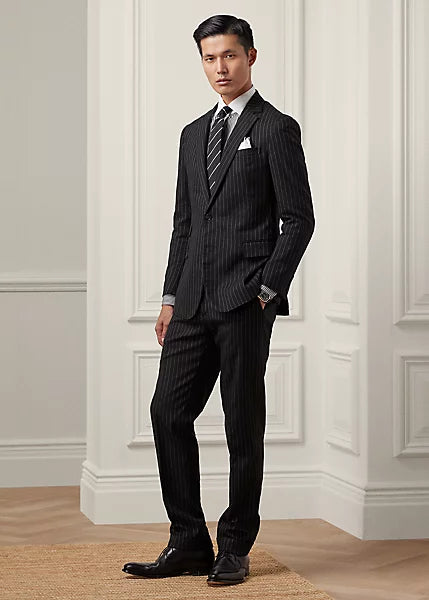 Kent Hand-Tailored Pinstripe Suit