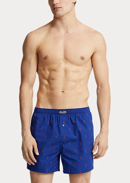 Classic Woven Cotton Pony Boxer