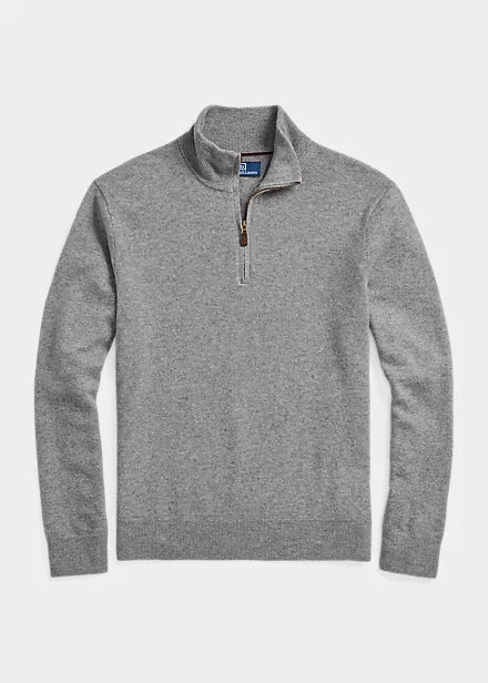 Wool Quarter-Zip Sweater