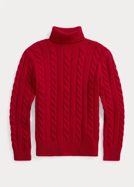 Cable-Knit Wool-Cashmere Sweater