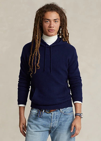 Wool-Cashmere Hooded Sweater