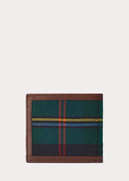 Heritage Plaid Wool & Leather Wallet