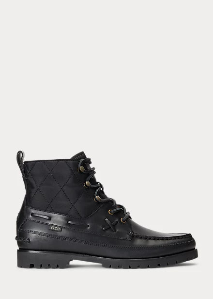 Ranger Mid Leather & Quilted Canvas Boot