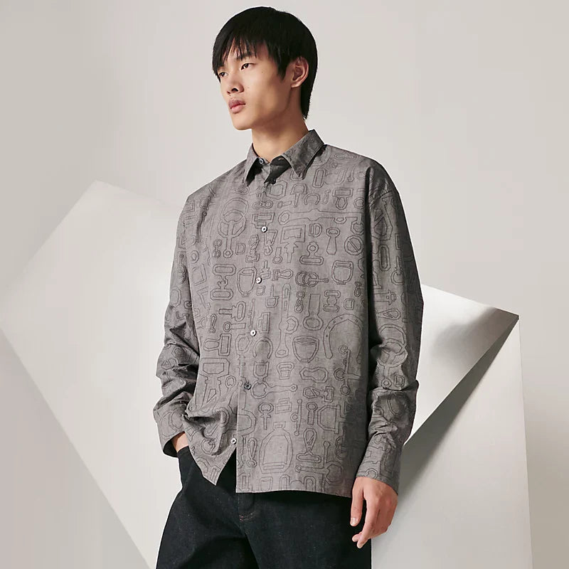 Sans Detour 3D" boxy fit shirt