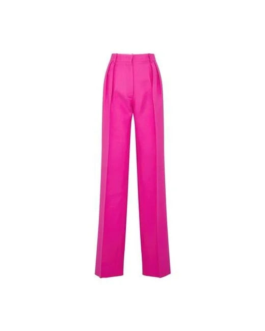 Valentino Garavani Women's Pink Wide-leg Pants