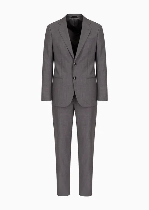 Soho Line wool-and-cashmere, single-breasted suit