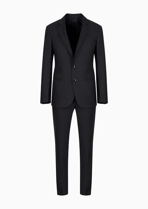 Soho Line wool-and-cashmere, single-breasted suit